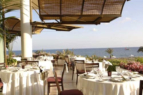 Constantinou Bros Athena Royal Beach Hotel Outdoor Restaurant