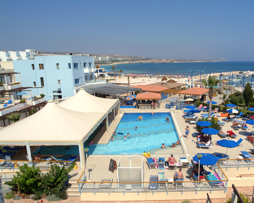 Limanaki Beach Hotel Pool And Sea View