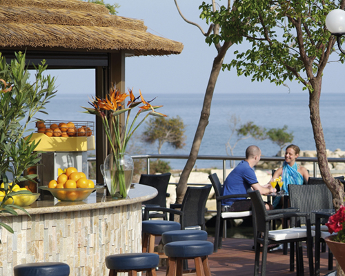 Apollonia Beach Hotel Outdoor Bar