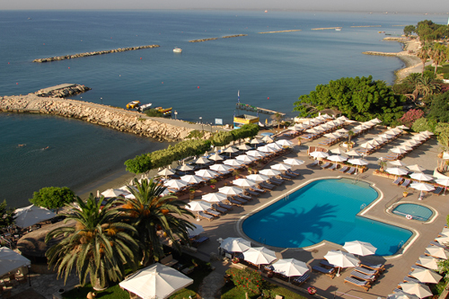 Apollonia Beach Hotel Pool And Sea View