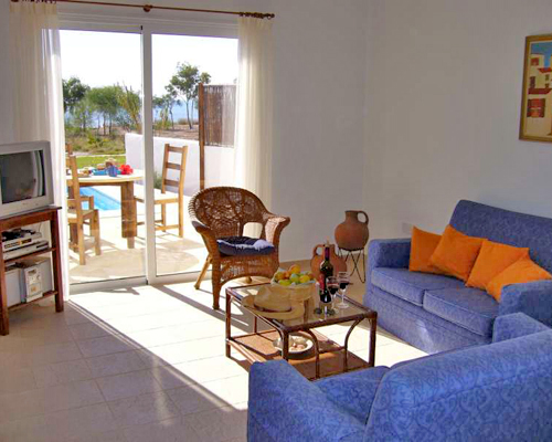 Thalassines Beach Villas Sitting Room
