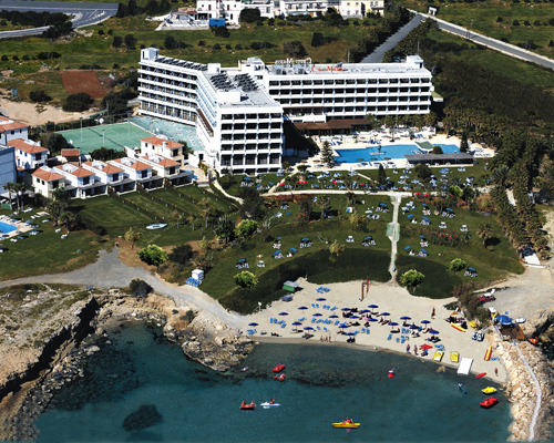 Cavo Maris Beach Hotel Aerial View