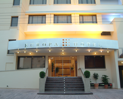 Europa City Hotel Entrance