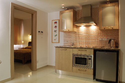  Frixos Suites Hotel Apartments Apartment Kitchen