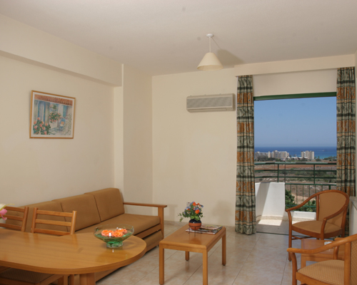 Artemis Hotel Apartments Studio Sitting Area