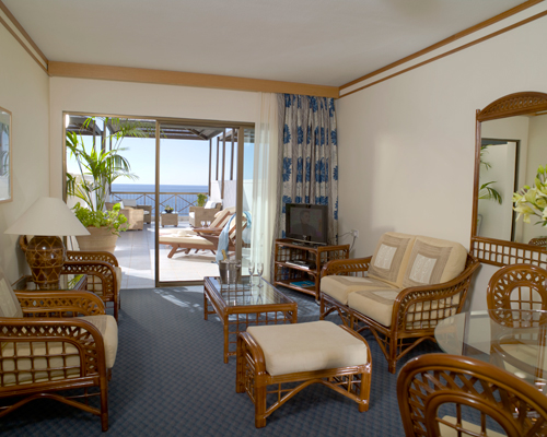 Athena Beach Hotel Suites Sea View Suite Sitting Area