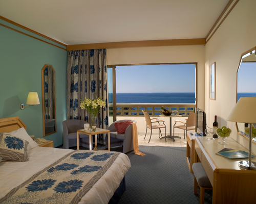 Athena Beach Hotel Suites Sea View Suite Bedroom