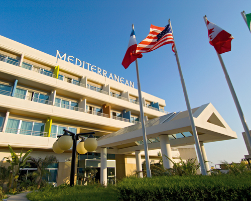 Mediterranean Beach Hotel Hotel Main Entrance