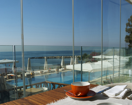 Londa Beach Hotel View From Breakfast Area