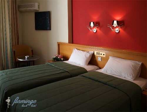 Flamingo Beach Hotel Twin Bedroom 1