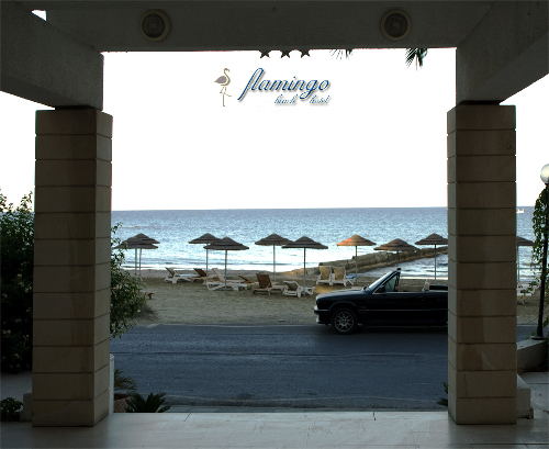 Flamingo Beach Hotel Entrance