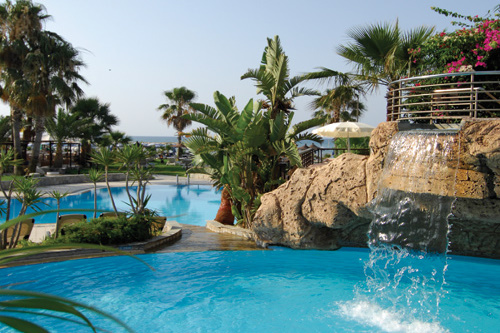 Lordos Beach Hotel Waterfall