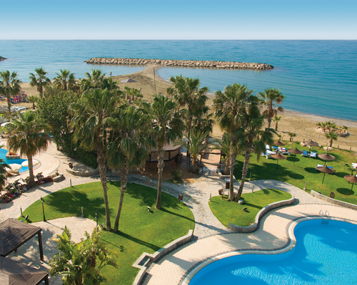 Lordos Beach Hotel Pool And Sea View