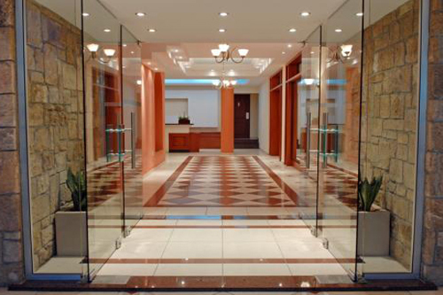 Pyramos Hotel Entrance