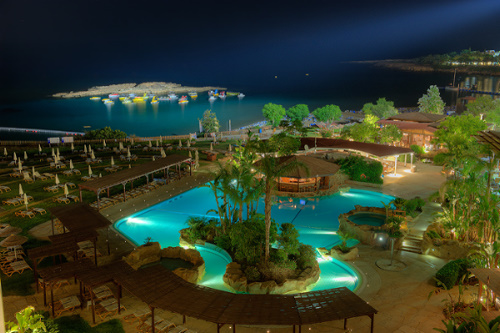 Capo Bay Hotel Panoramic View by Night