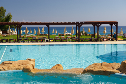 Capo Bay Hotel Pool & Sunbed Area