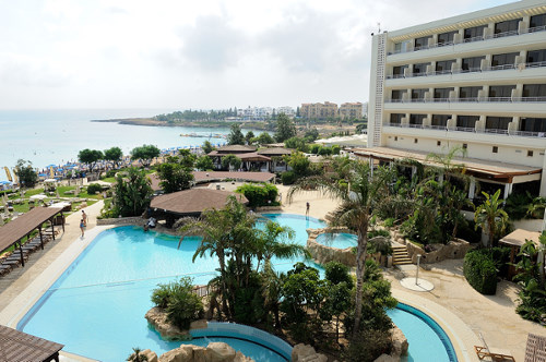 Capo Bay Hotel Panoramic View showing Hotel Buidling
