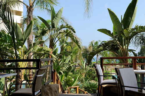 Capo Bay Hotel View from Breakfast Area