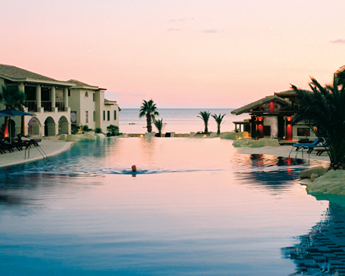 Columbia Beach Resort Evening Pool View