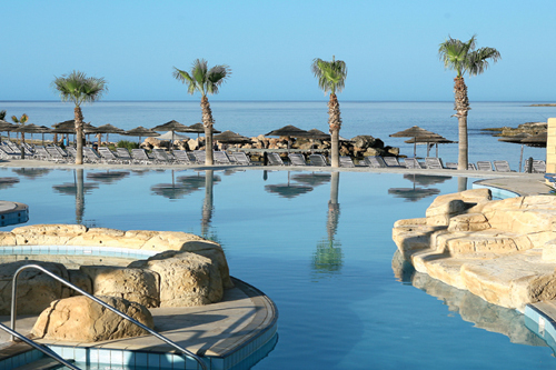 Adams Beach Hotel Pool And Sea View