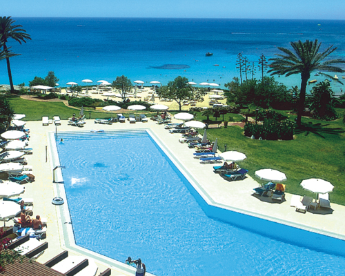 Grecian Sands Hotel Pool And Sea View
